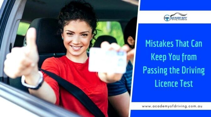 Mistakes That Can Keep You from Passing the Driving Licence Test