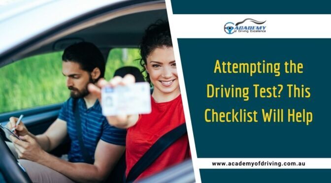 Attempting the Driving Test? This Checklist Will Help