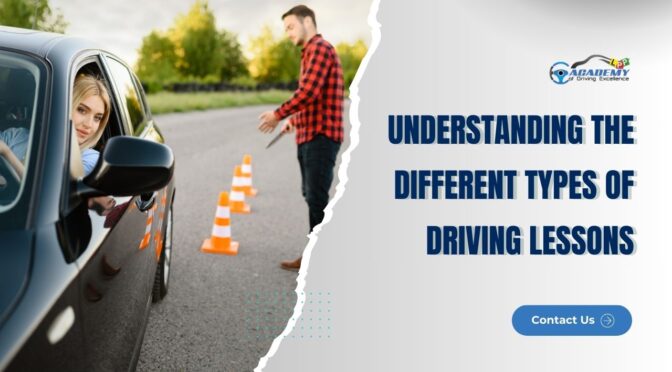 Understanding the Different Types of Driving Lessons